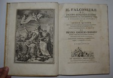 FALCONERIA – fig. 1735 – Tuano – legatura – caccia – uccellatura