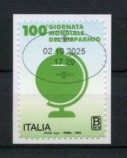 ITALIA 2024 - francobollo Giornata del risparmio usato viaggiato - COME DA FOTO