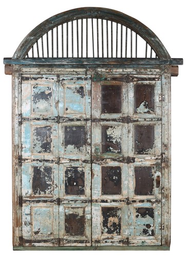 Portone antico legno massello