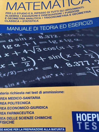 Hoepli test matematica - matematica,