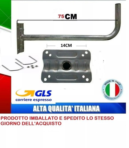 Supporto palo staffa muro ad - supporto,