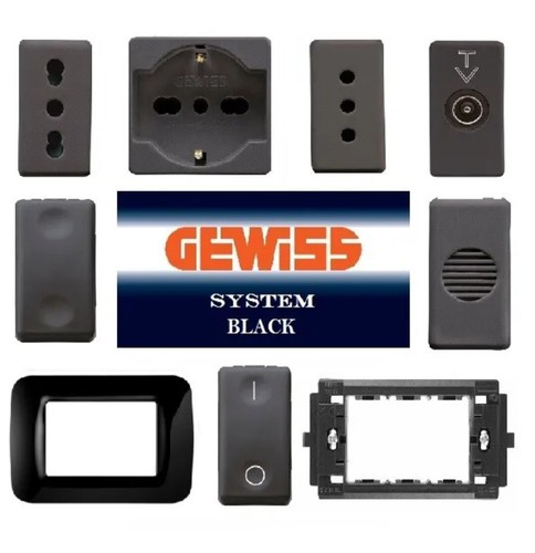 Serie gewiss system - serie, black