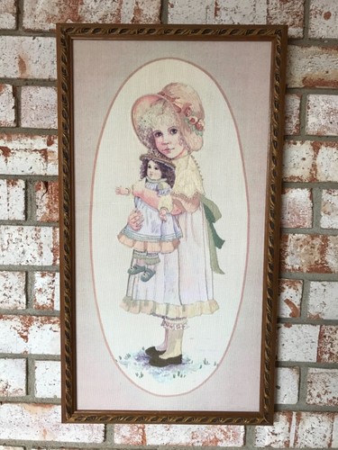 Bambola bambina vintage con