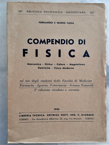 Ingegneria compendio fisica - ingegneria, di