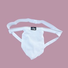 McDavid Uomo Bianco Atletico Supporter Jock Strap Jockstrap Intimo S M L XL 2XL