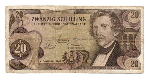 Banconota austria schilling - 20,