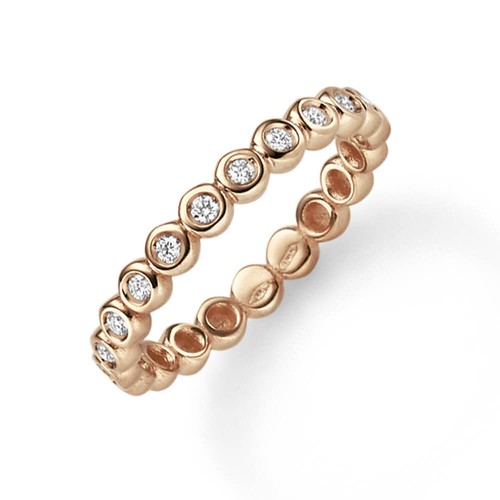 Anello mezza fedina donna 585 - anello,