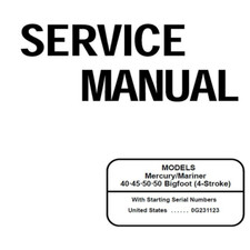 Workshop Manual for Mercury 40
