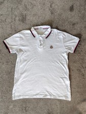 Polo uomo Moncler bianca