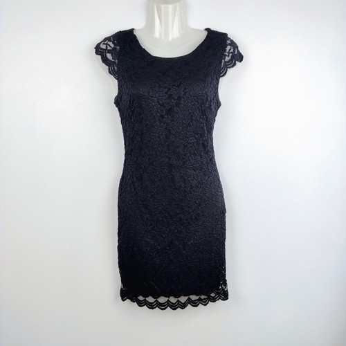 Abito body adore nero pizzo - abito,
