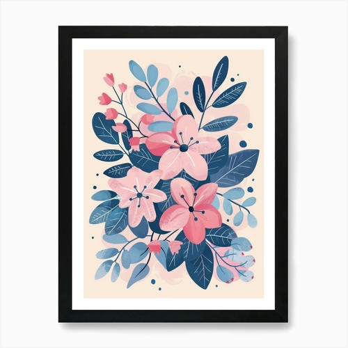 Acquerello fiori stampa - acquerello,
