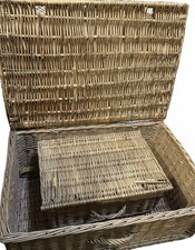 Set baule nido vimini vintage