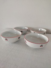 N. 4 ciotole richard ginori anni 80 decorate con ciliegie diametro 13 cm