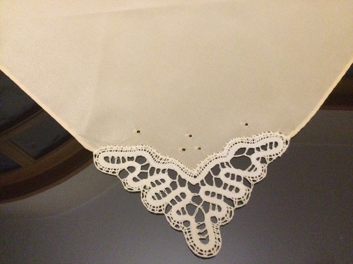 Pizzo tombolo pochette - tombolo,