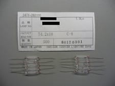 TECHNICS 10 Lampade VU SE-A 900, 909, 1000, 1010 SA-TX30 TX50 Lampade TOSHIBA JAPAN