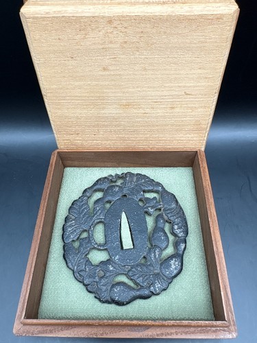 Antica spada giapponese tsuba - giapponese,