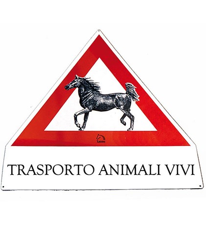 Cartello trasporto animali