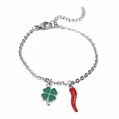 Bracciale portafortuna con - bracciale,