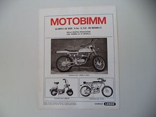 advertising Pubblicità 1971 MOTO BIMM CROSS 50/MINI KS/P4 A