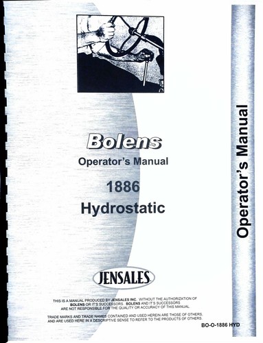 Bolens husky 1886 trattore - bolens,