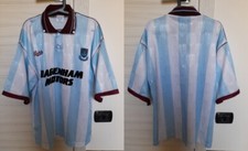 MAGLIA CALCIO WEST HAM UNITED F.C. 92/93 BUKTA SHIRT DAGENHAM MOTORS 