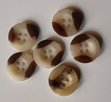6 BOTTONI A CORNO VINTAGE
