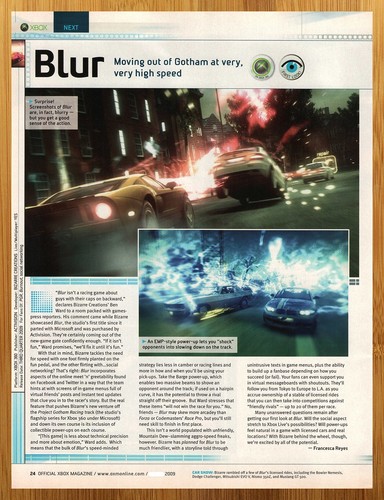 2009 blur xbox 360 - 2009,
