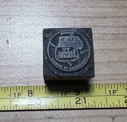 Blocco stampa lettera vintage - blocco,