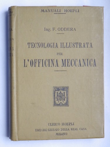 Hoepli 1921 tecnologia - 1921,
