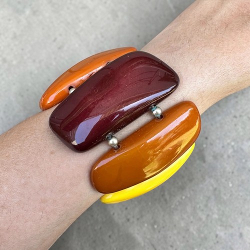 Bracciale butterscotch resina - butterscotch,
