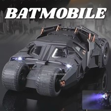 Bicchiere Batman Batmobile 1:18 auto in lega pressofuso modello suono nuovo senza scatola