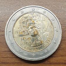 Moneta 2 euro 100 jahre Republik Osterreich anno 2018 RARA