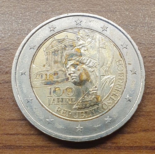 Moneta euro 100 jahre - 2,