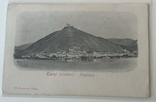 Cartolina piediluco terni - cartolina, di