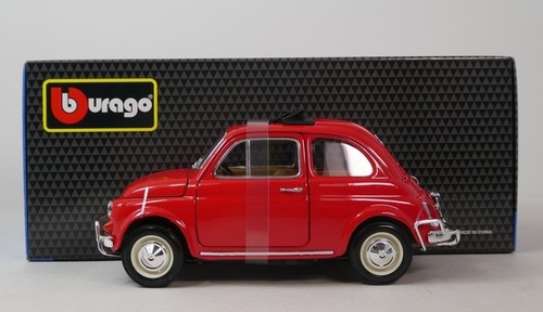 Burago bburago fiat - burago, red