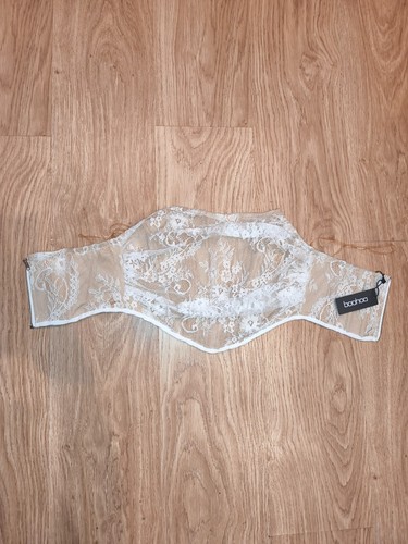 Top corsetto fascia pizzo