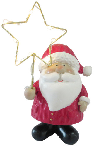 Babbo natale con stella - ,