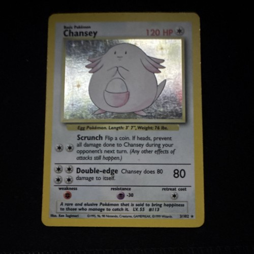 Chansey 102 set base - chansey,