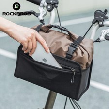 ROCKBROS Borse Manubrio Bici TPU Impermeabile Split Borsa Anteriore Capacità 5,5L