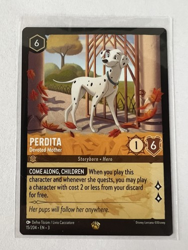 Disney lorcana perdita devoted - disney,
