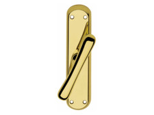 MANIGLIA CREMONESE PER FINESTRE FINESTRA INFISSI CON GIOCO SATINATO OTTONATO FRO