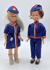 Lot 2 poupées hotesses de l'air 21 cm - MQ (Marco Querzola) Italy - 1960’s - BE+