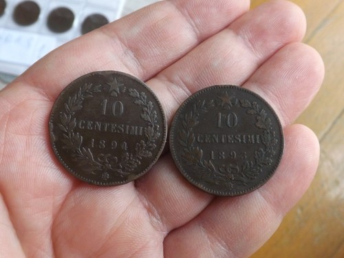 Umberto centesimi 1893 e - 10,
