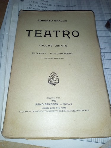1743f roberto bracco teatro - 1743f,
