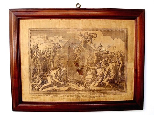 Antico quadro cornice legno - antico,