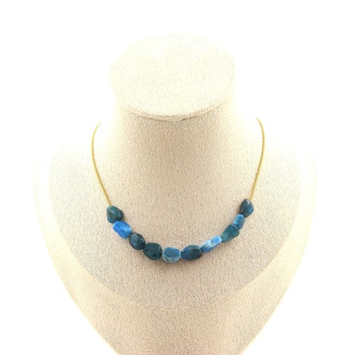 Collana perle apatite del - perle,