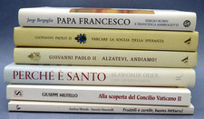 LOTTO N° 6 LIBRI RELIGIOSI VATICANO PAPA FRANCESCO GIOVANNI PAOLO II -