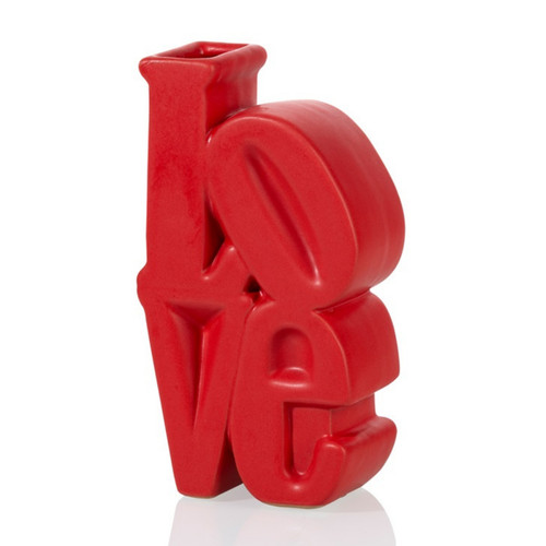 Vaso love ceramica design - vaso,