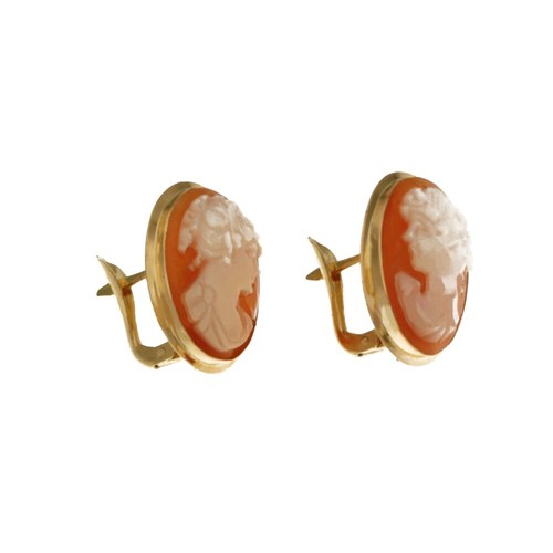 Orecchini oro giallo - in, 18