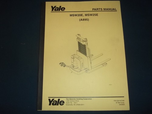 Yale msw20e msw25e a895 - yale,